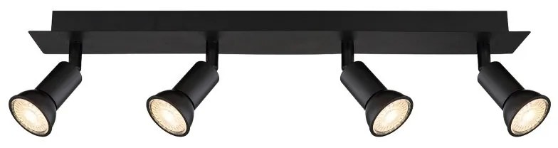 Plafoniera 4L design modern Drew negru