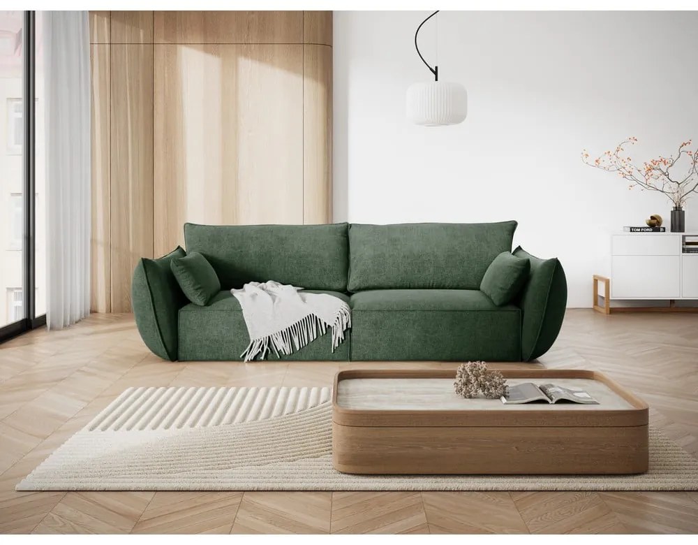 Canapea verde-închis 208 cm Vanda – Mazzini Sofas