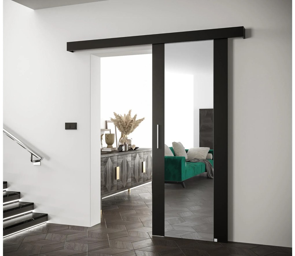 Uși culisante 80 cm Slavdro 2 (negru mat). 1108811