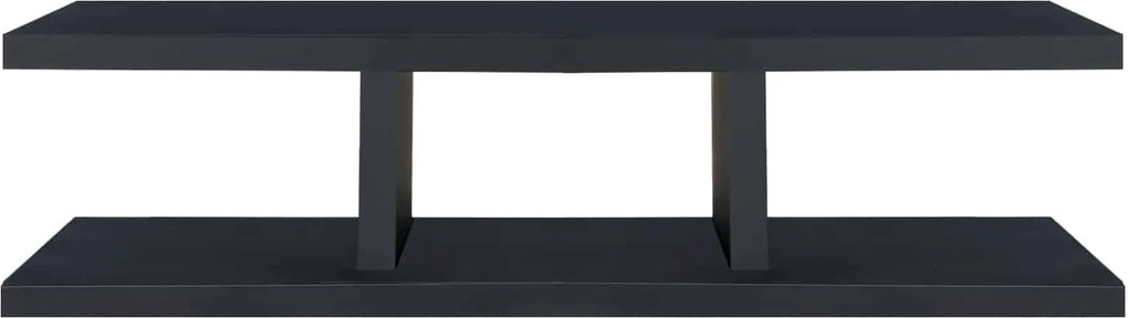 Masă stejar masiv Cafea Antracit 150/, 200 × 50 × 46 cm