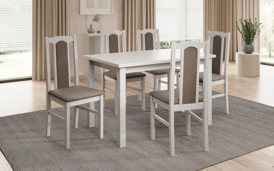 Scaun Chair Vos VII – 43x40x96 cm – Alb / Opium 20