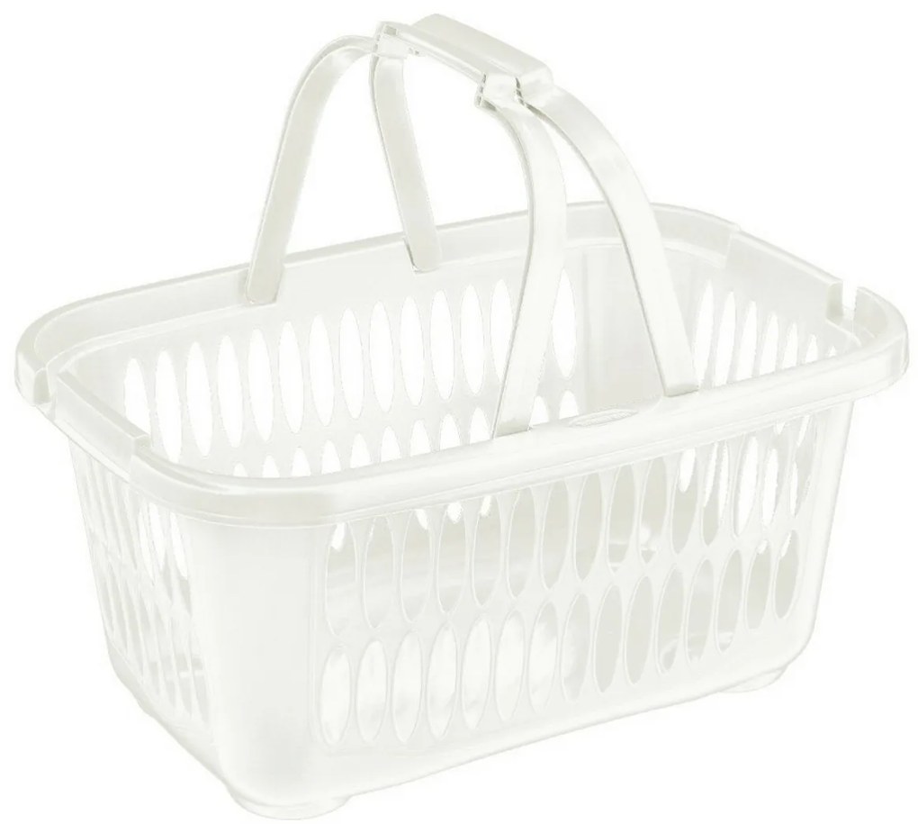 Tontarelli Coș pentru rufe curate COVER LINE cumâner  19,4 l, alb