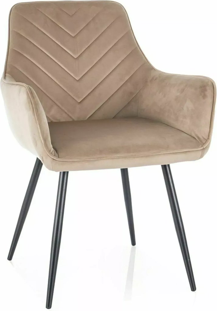 Scaun de dining tapiTat FIGO, bej/negru