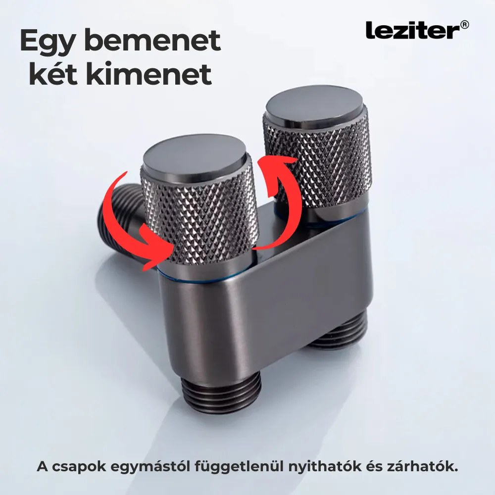 Azure Robinet de duș pentru bidet negru