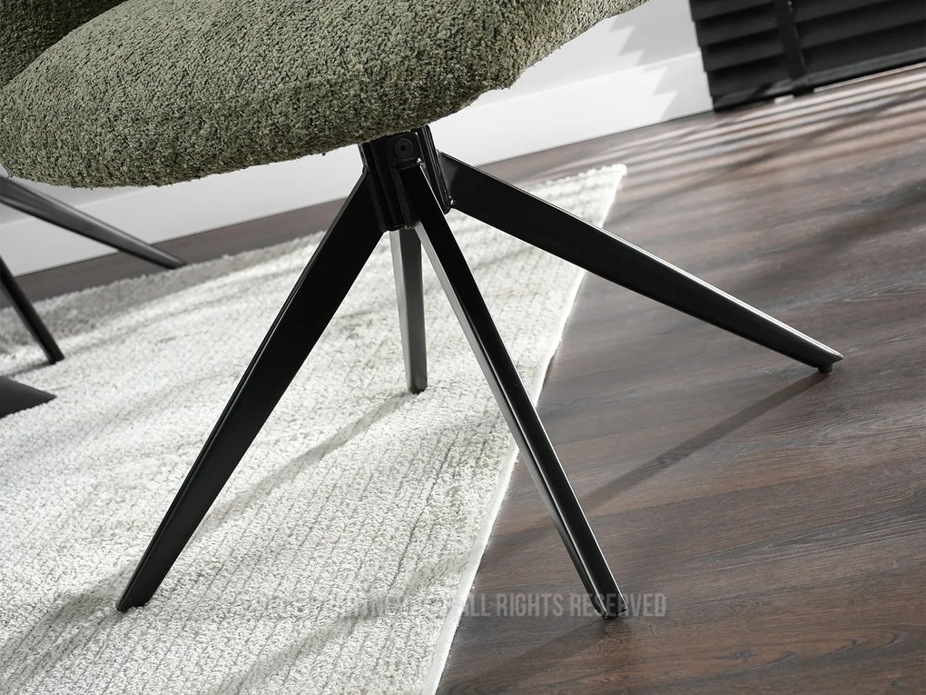 Scaun Milla (verde + negru). 1111185