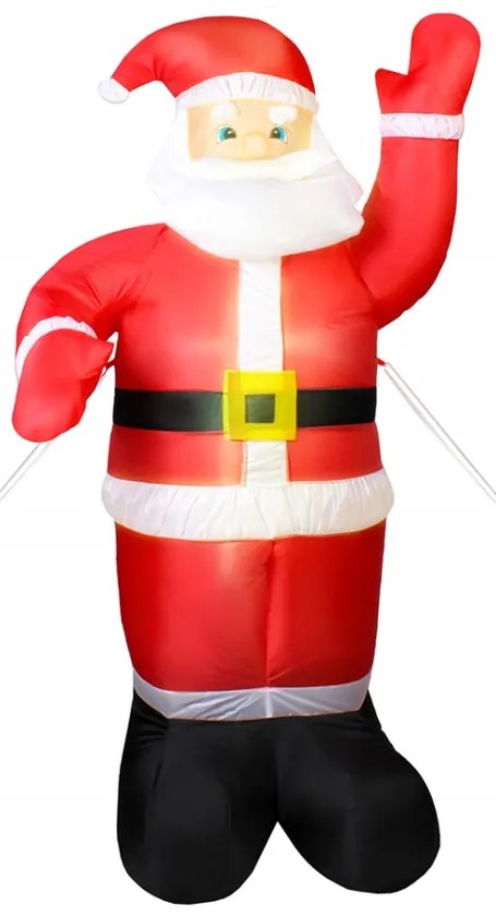 Decoraţiuni de Crăciun gonflabil Moş Crăciun cu iluminare LED 180 cm