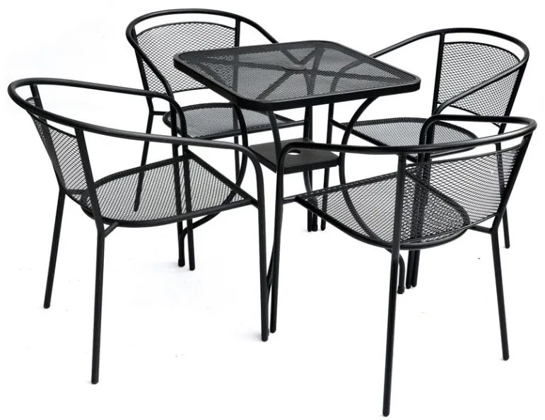 Masă de grădină metalică ZWMT-60 - pătrat 60 x 60 cm