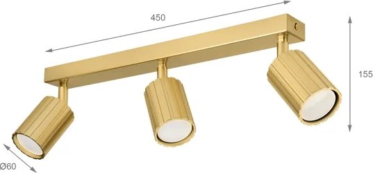 Brilagi - Spot CRISPINA 3xGU10/10W/230V auriu