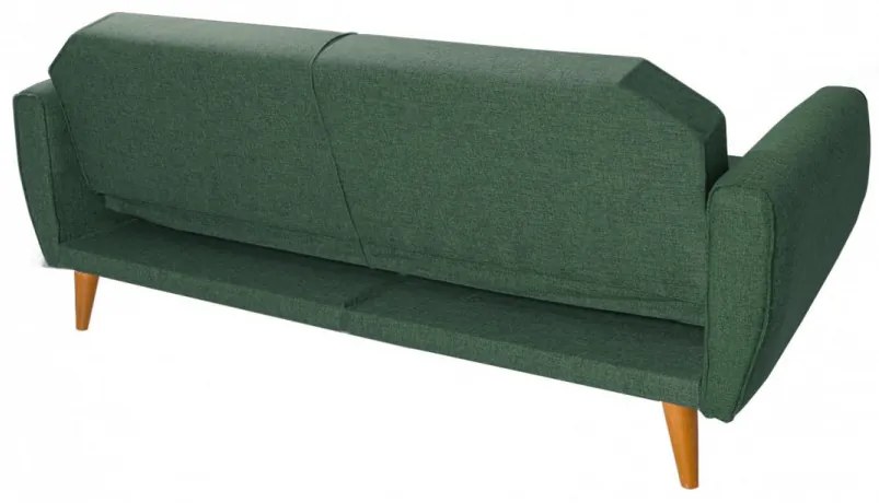 Set Canapea si Fotoliu, Lemn Solid, Terra, 2 Piese, Verde