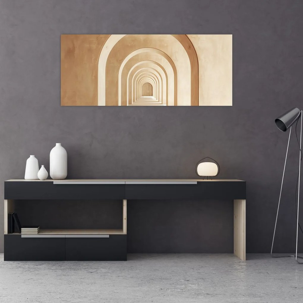 Tablou - Pasaj Bej (120x50 cm)