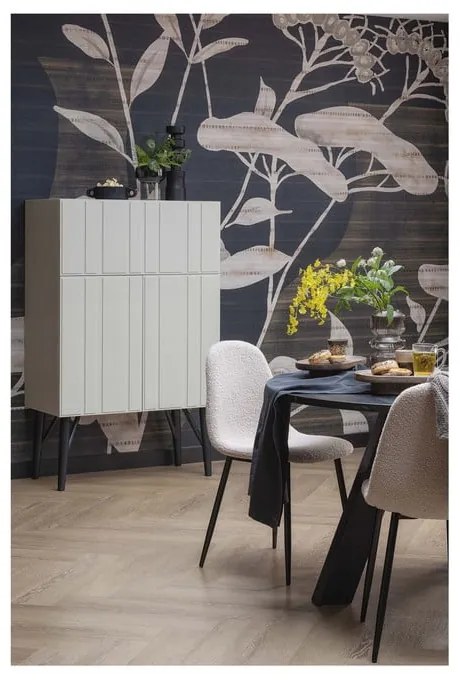 Scaune dining bej 2 buc. Marije – WOOOD