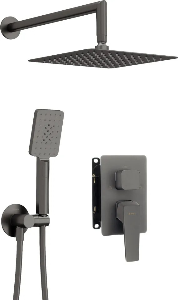 Blur Set de duș cu montare îngropată, cu BOX pentru baterie BXYZDQLM