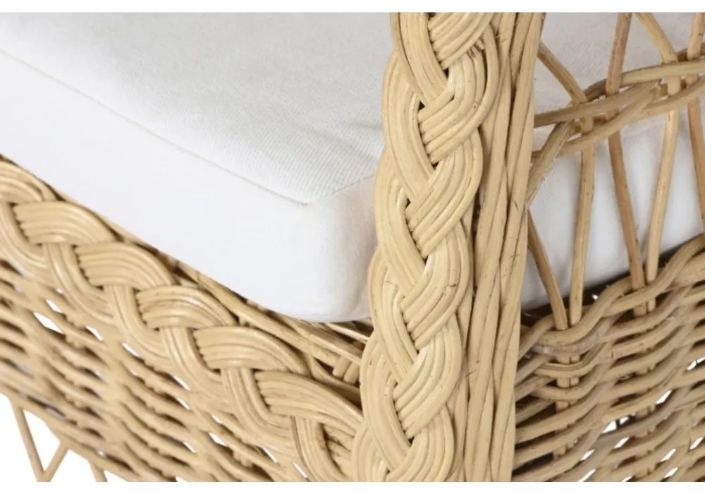 Fotoliu de exterior, din rattan, "Selma"