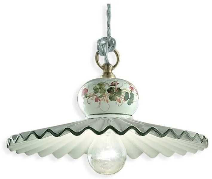 Lustra design clasic realizata manual din ceramica ROMA 31cm