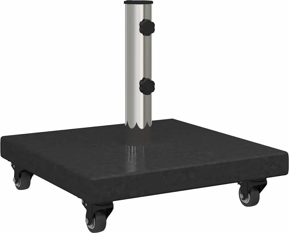 vidaXL Bază pentru umbrelă Negru 45 x 45 x 45 cm Granit