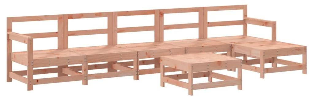 3186429 vidaXL Set mobilier de grădină, 7 piese, lemn masiv douglas