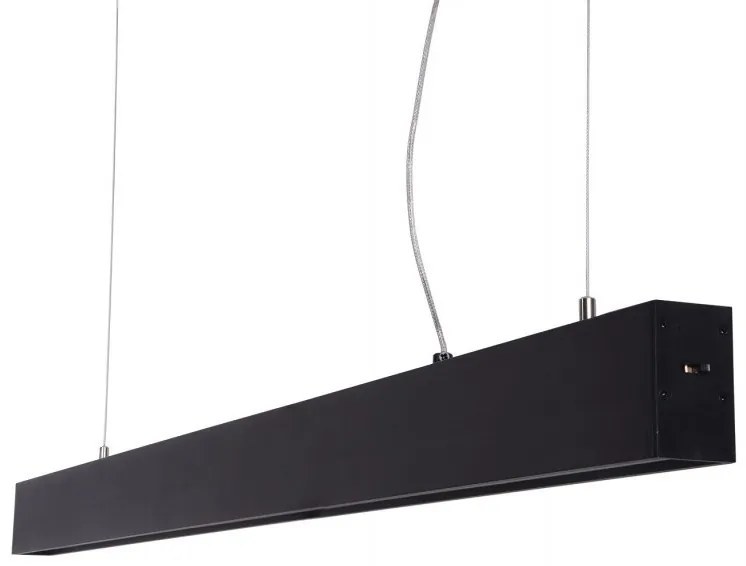 Lustra LED moderna design minimalist LINNEA 140cm negru