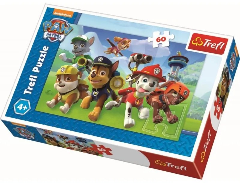 PUZZLE TREFL 60 PATRULA CATELUSILOR GATA DE ACTIUNE