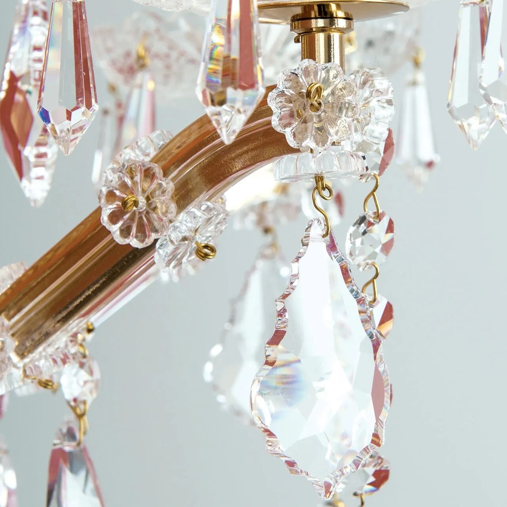 Aplica de perete de lux cristal Swarovski Maria Theresia-A 3L 24K gold plated