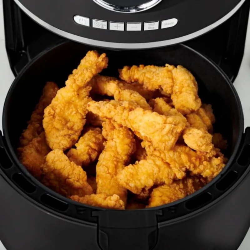 Air Fryer Tefal Easy Fry Ultra EY1118, 1200W, 4.2 l, 8 programe, Timer, 6 trepte, Până la 200C, Negru