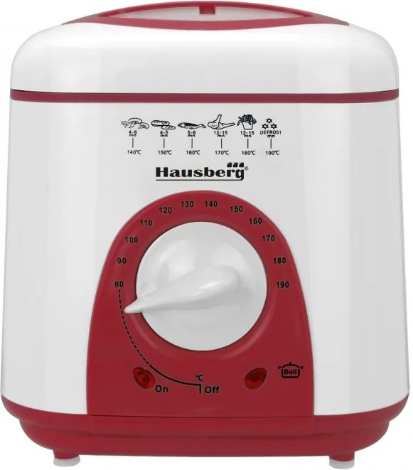 Friteuză Electrica cu Termostat Elegant Hausberg, 950 W, 1 Litru