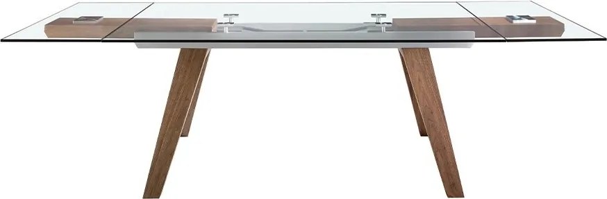 Masa extensibila deosebita design LUX Glass 180-270cm
