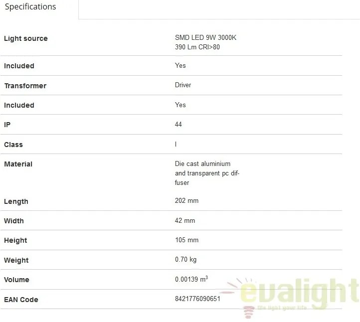 Aplica LED de exterior IP44 iluminat ambiental PATH gri