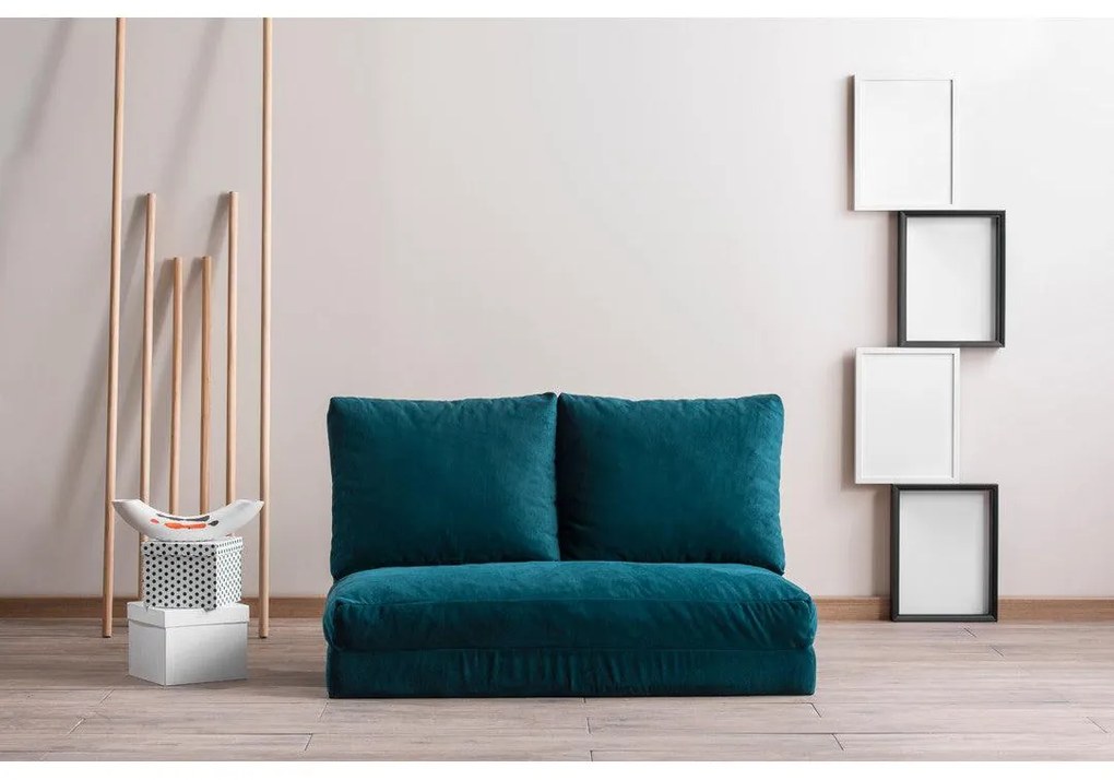 Canapea extensibila cu 2 locuri Taida, Multicolor, 120 x 62 x 68 cm