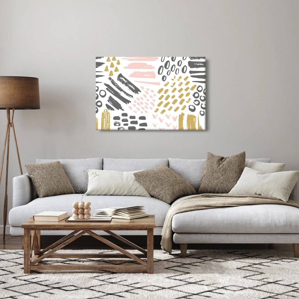Tablou - Accidente vasculare cerebrale abstracte (90x60 cm)