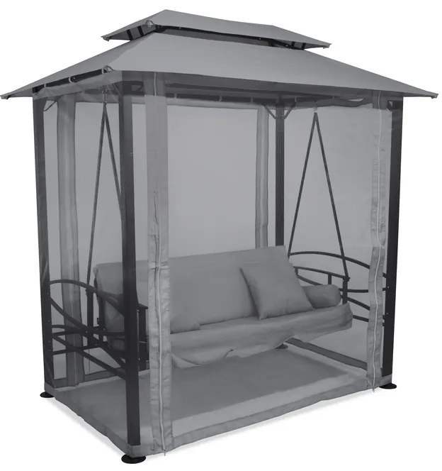 Balansoar grădină din metal Nice Garden Point antracit