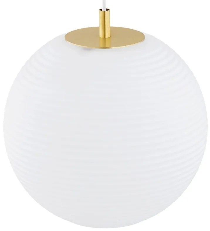Lustra, Pendul design modern Evans 30cm, alb