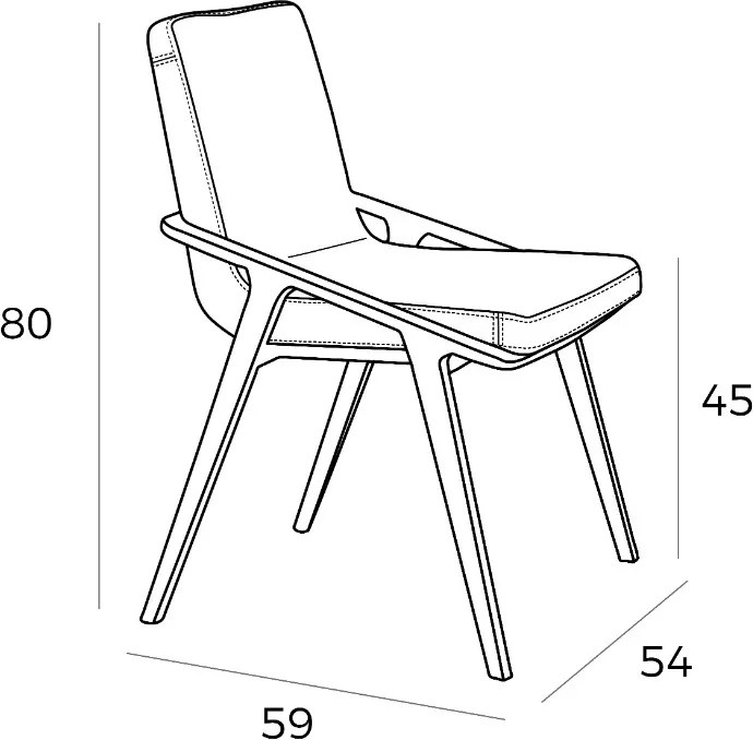 Scaun elegant design italian Annita AC-CH1483