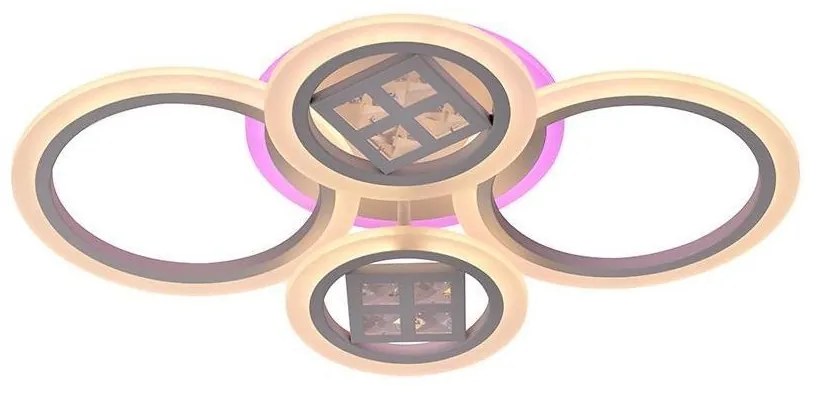 Lustră LED RGB dimabilă aplicată LED/50W/230V 3000-6500K + telecomandă