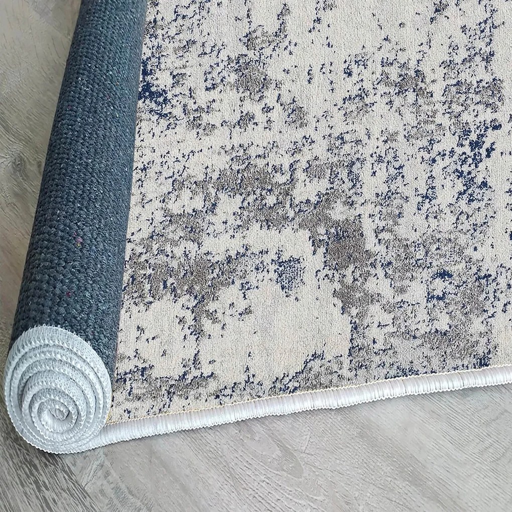 Covor, Woopamuk167, 80x300 cm, Albastru