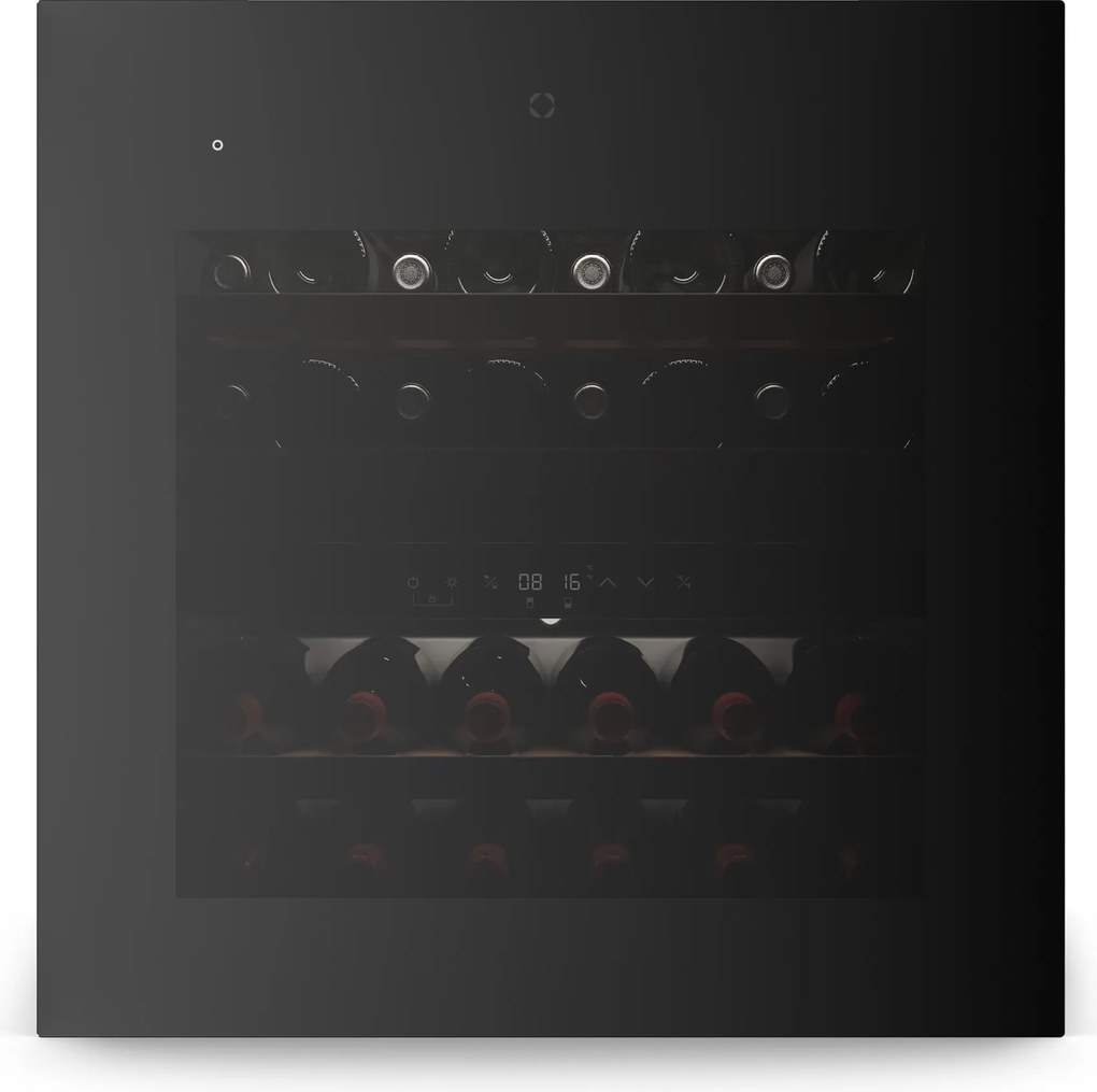 Klarstein Velaire frigider de vinuri încorporabil, Modern și elegant, Protecție UV, Două zone de temperatură, 36 de sticle