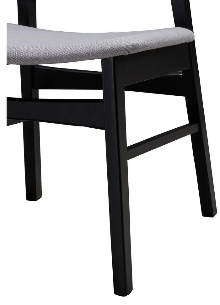 Scaun sufragerie Paramore  (stejar negru + gri deschis). 1099238