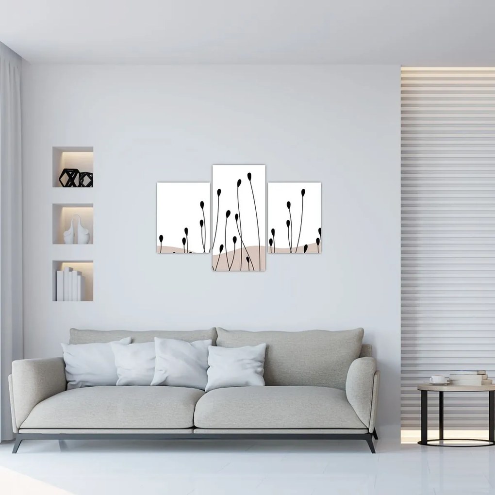 Tablou - Pajiște grafică N⁰1 (90x60 cm)