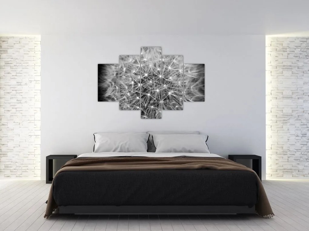 Tablou păpădie gri (150x105 cm)