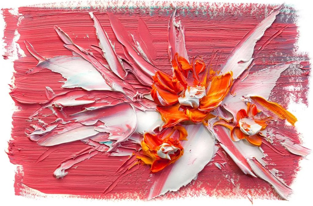 Fototapet - Flori în ulei (152,5x104 cm)