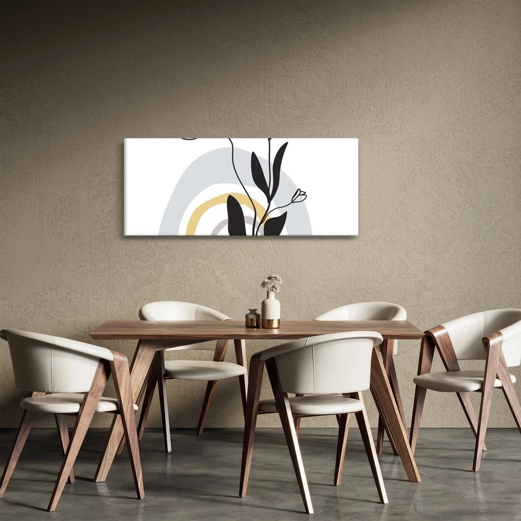 Tablou - Flori într-o vază N⁰1 (120x50 cm)