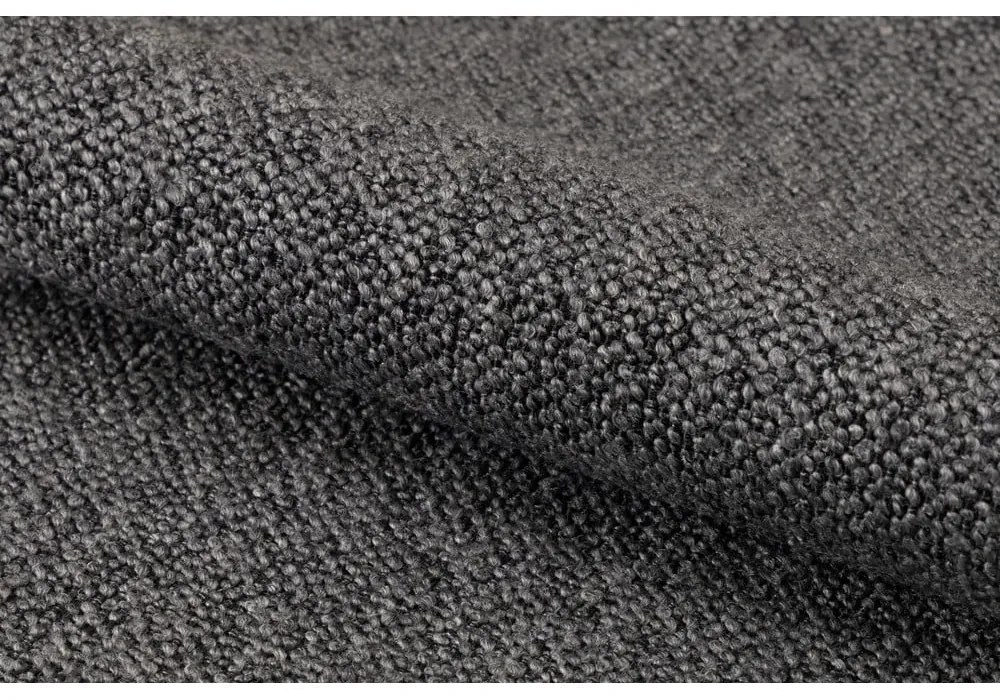 Scaun de sufragerie gri cu cotiere tapițat Zoe – Actona