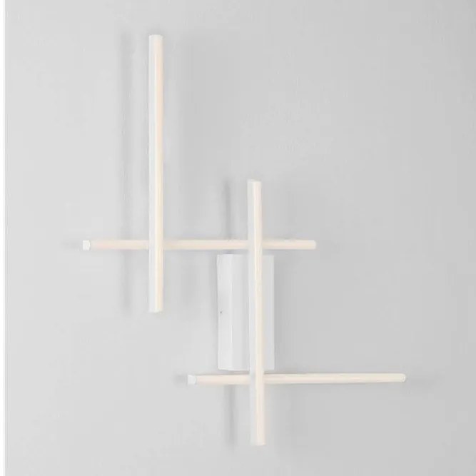 Aplica de perete LED design modern APECHO alb