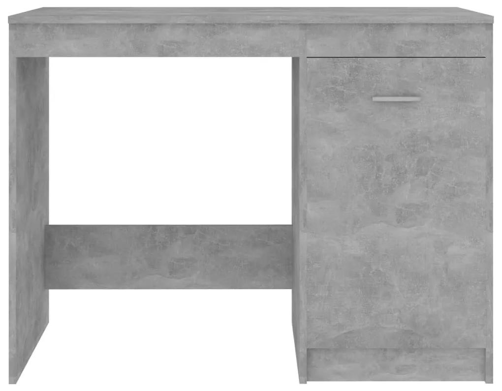 Birou, gri beton, 100 x 50 x 76 cm, PAL Gri beton