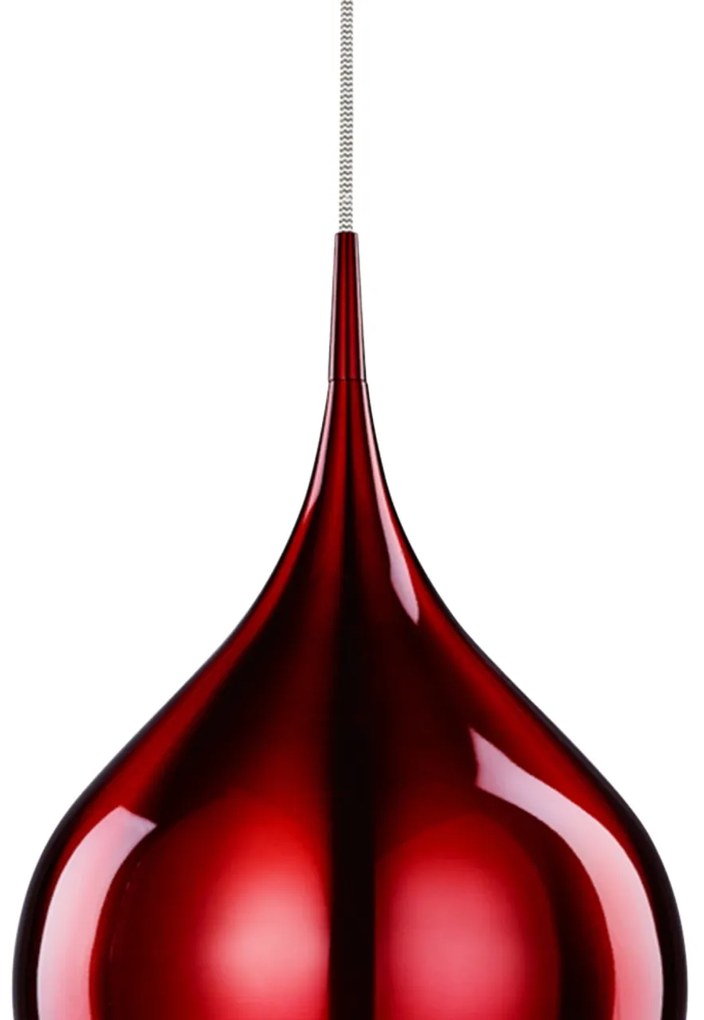 Pendul design modern 26cm Vibrant rosu 6461-26RE SRT