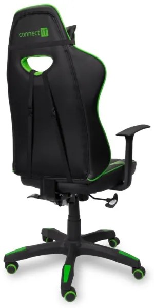 CONNECT IT CGC-0700-GR - Scaun gaming LeMans Pro negru/verde