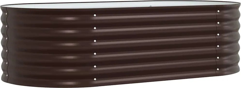 vidaXL Pat ridicat Maro 160 x 80 x 44 cm Oțel