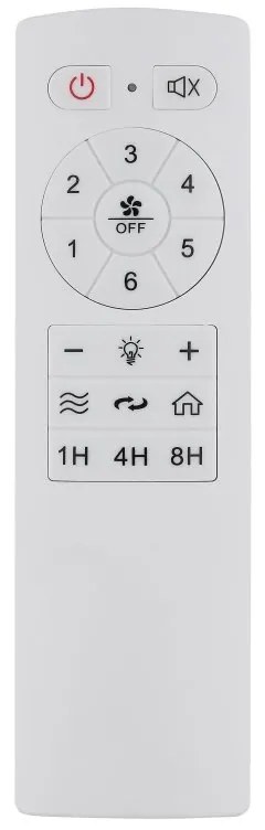 Lustra LED cu ventilator si telecomanda ARMANDO negru 03666S GL