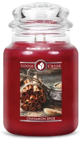 Lumânare parfumată în recipient de sticlă Goose Creek Cinnamon Spice, 150 ore de ardere
