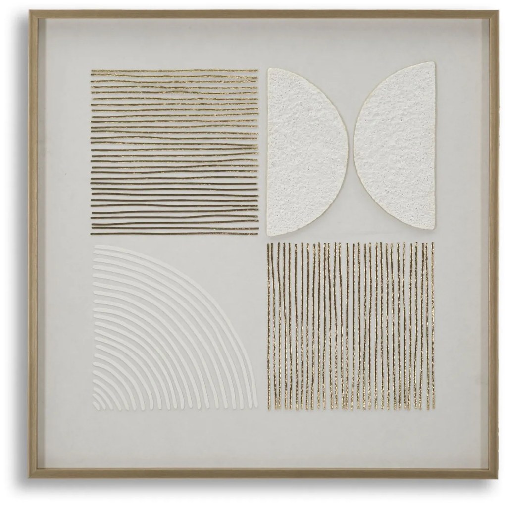Mauro Ferretti Pictura Abstract Pe Panza, Cu Rama,  Cm 60X3X58 | Aosom Romania