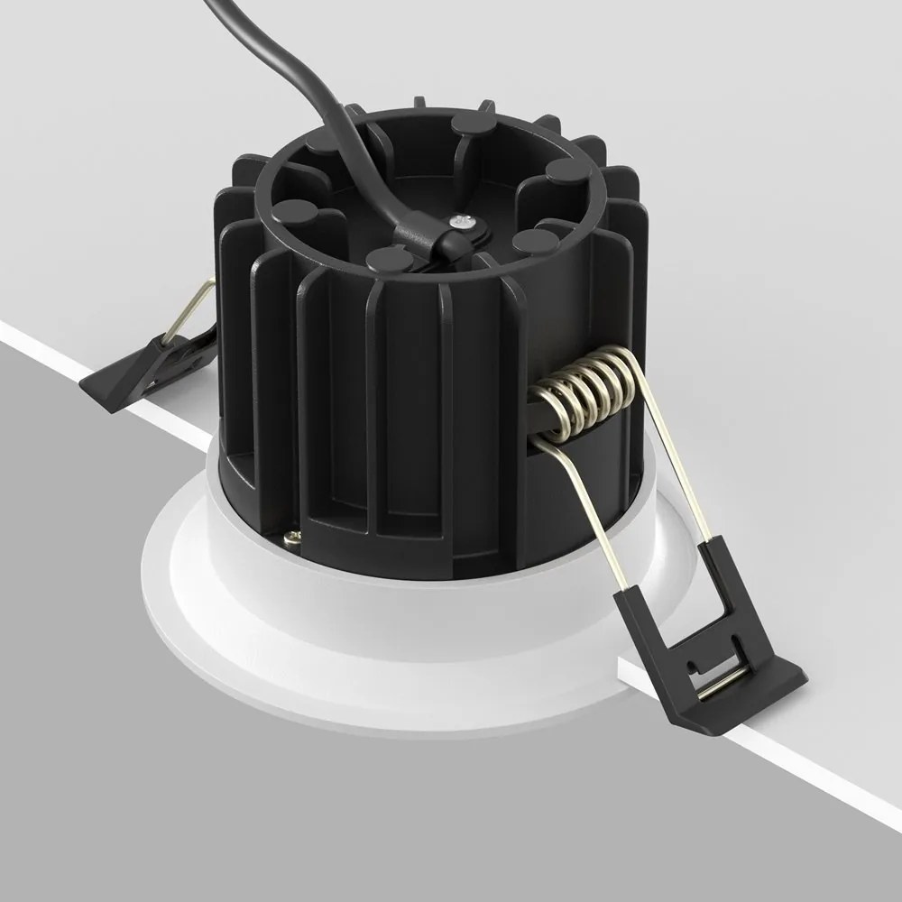 Spot LED incastrabil iluminat tehnic Round D-8cm alb